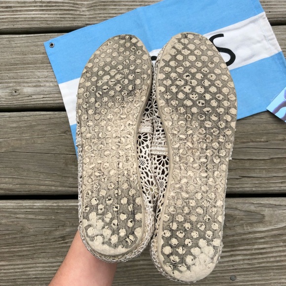 Toms Natural Crochet Espadrilles - Picture 6 of 6